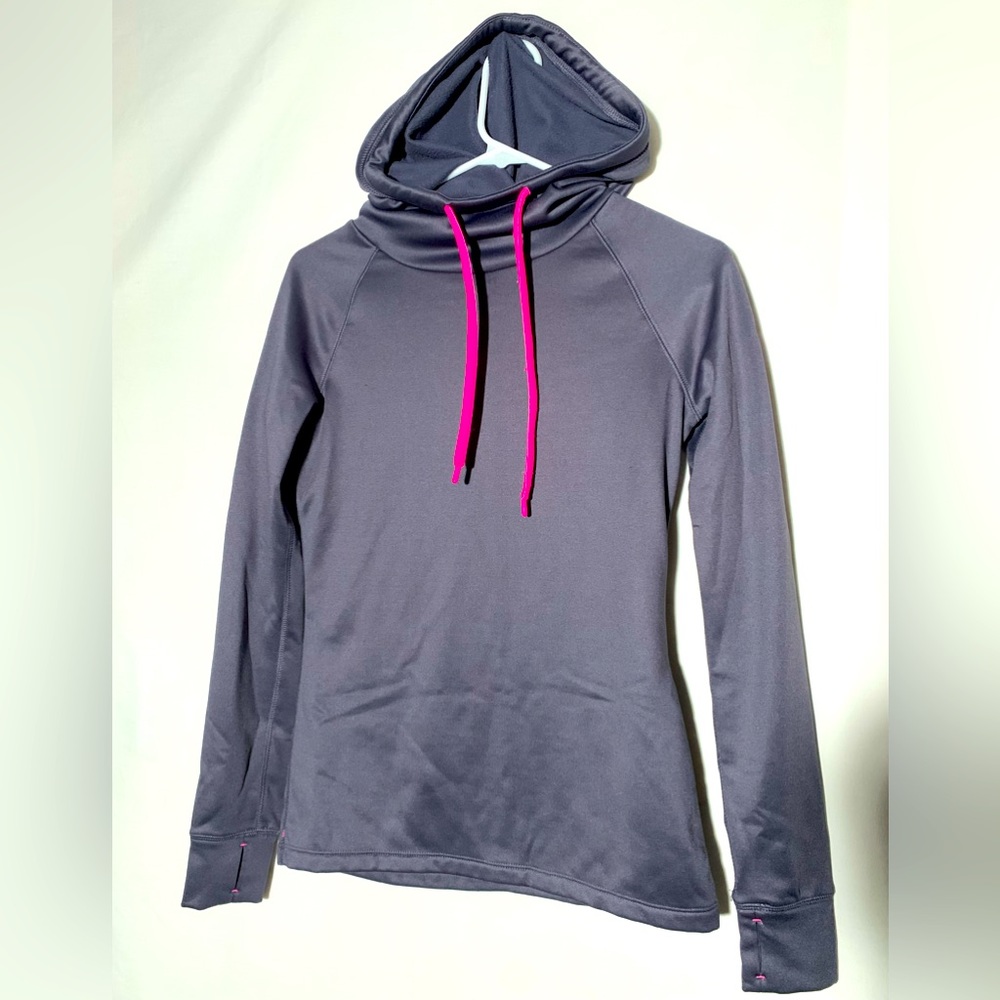 Live Love Dream Aeropostale Cowl Neck Hoodie with Thumb Holes size XS No Pocket